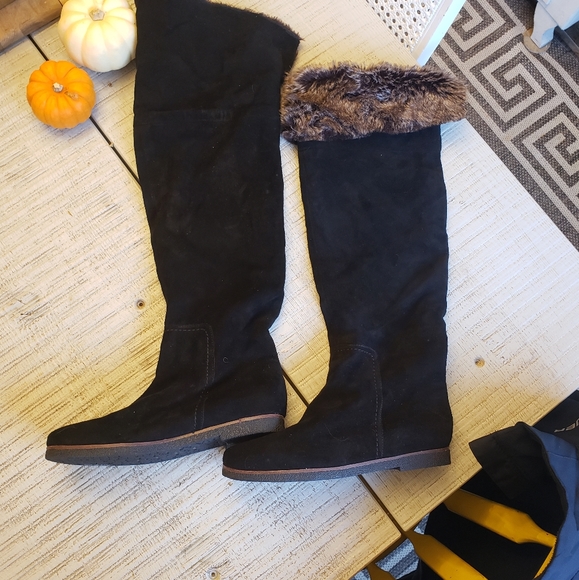 Sam Edelman over the knee leather boots - Picture 1 of 7